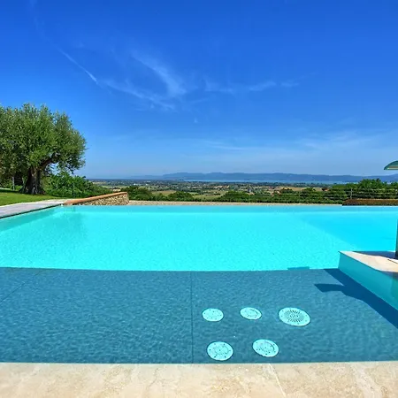 Acquaviva With Panoramic, Private Pool And Gym - By Posarellivillas Villa