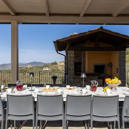 Acquaviva With Panoramic, Private Pool And Gym - By Posarellivillas Villa Panicale