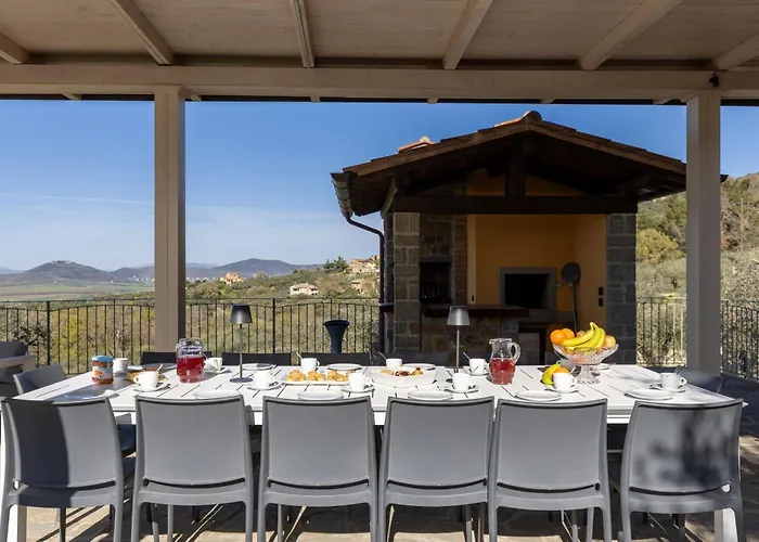 Acquaviva With Panoramic, Private Pool And Gym - By Posarellivillas Villa Panicale